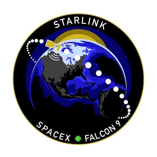 Ещё одна группа спутников Starlink запущена из Калифорнии